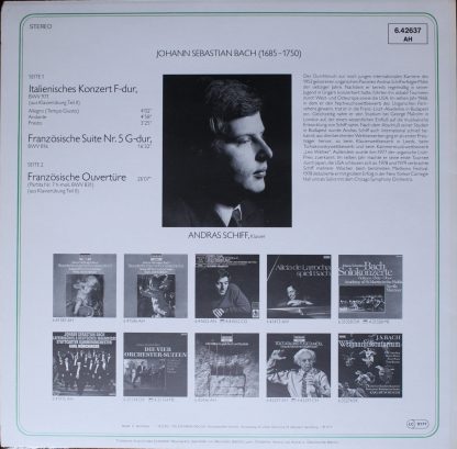 DECCA 6.42637 AH - Italienisches Konzert, Französische Suite Nr. - Image 2