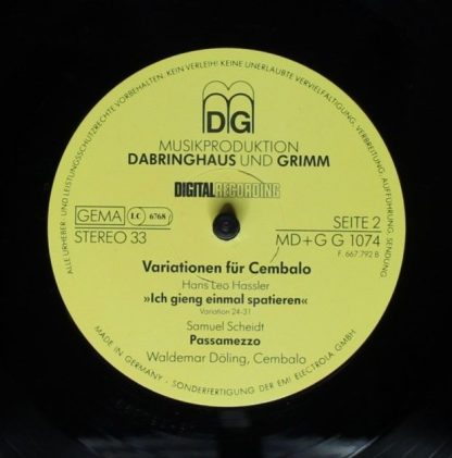 Musikproduktion Dabringhaus Und Grimm G 1074 - Variationen Für C - Image 4