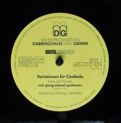 Musikproduktion Dabringhaus Und Grimm G 1074 - Variationen Für C - Image 3