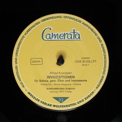 Camerata (2) CMS 30034 LPM - Madrigale Und Kanzonetten von Gesua - Image 3