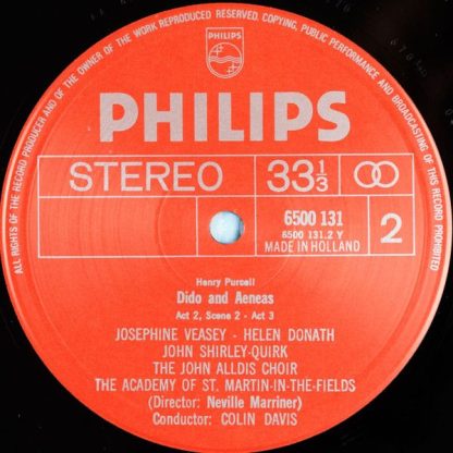 Philips 6500 131 - Dido & Aeneas - Image 4
