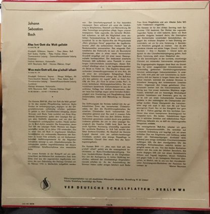 Eterna 8 20 210 - Also Hat Gott Die Welt Geliebt (Kantate Nr. 68 - Image 3