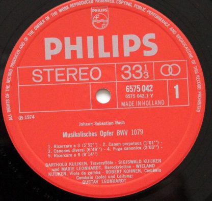 Philips 6575 042 - Musikalisches Opfer - Image 3