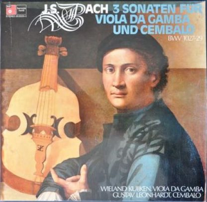 BASF 20 22225-3 - 3 Sonaten Für Viola Da Gamba Und Cembalo BWV 1