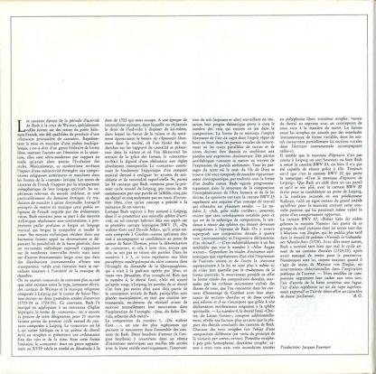Archiv Produktion 2533 313 - Kantaten - Cantatas - Cantates - Du - Image 5