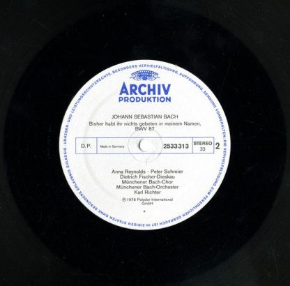 Archiv Produktion 2533 313 - Kantaten - Cantatas - Cantates - Du - Image 10