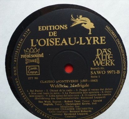 TELDEC »Telefunken-Decca« Schallplatten GmbH SAWO 9971-B - Weltl - Image 5