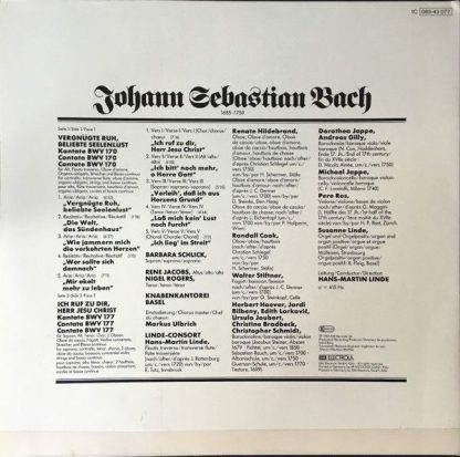 EMI 1C 065-43 077 - Vergnügte Ruh, beliebte Seelenlust Kantate B - Image 3