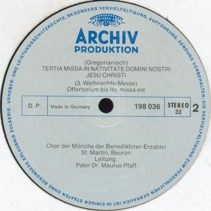 Archiv Produktion 198 036 - Tertia Missa In Nativitate Domini No - Image 10