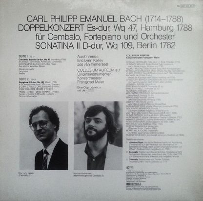 Deutsche Harmonia Mundi 1C 067-99 957 T - Doppelkonzert Es-dur F - Image 2