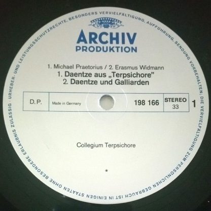 Archiv Produktion 198 166 - Tanzmusik Der Praetorius-Zeit - Image 3