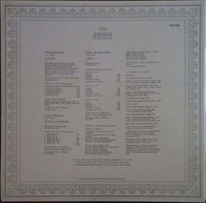 Archiv Produktion 198 166 - Tanzmusik Der Praetorius Zeit (Dance - Image 2