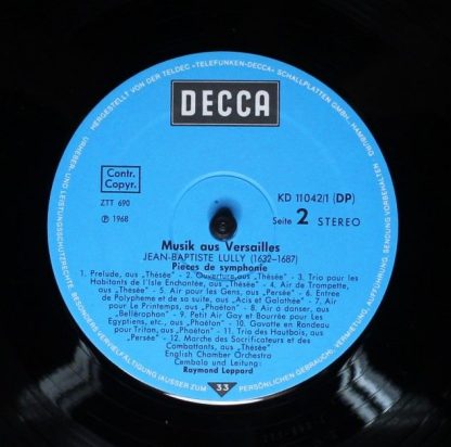 DECCA 6.48061 - Musik aus Versailles - Image 6
