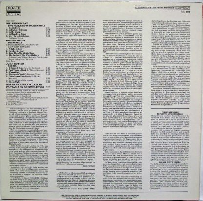 Pro Arte PAD-192 - Carols / 5 Fantasies On Polish Carols / 4 Old - Image 2