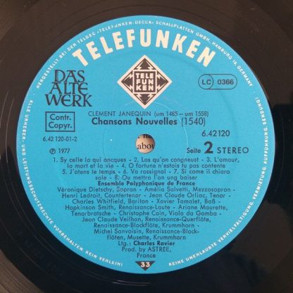 Das Alte Werk 6.42120 AW - Chansons Nouvelles - Image 6