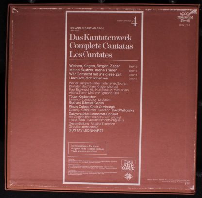 Telefunken SKW 4/1-2 - Kantatenwerk · Complete Cantatas | BWV 12 - Image 2