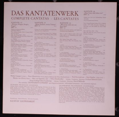 Telefunken SKW 4/1-2 - Kantatenwerk · Complete Cantatas | BWV 12 - Image 3