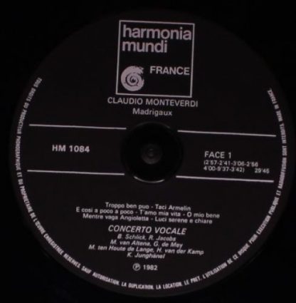 harmonia mundi France HM 1084 - Addio Florida Bella - Image 4