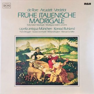 RCA Red Seal RL 30354 - Frühe Italienische Madrigale = Early Ita