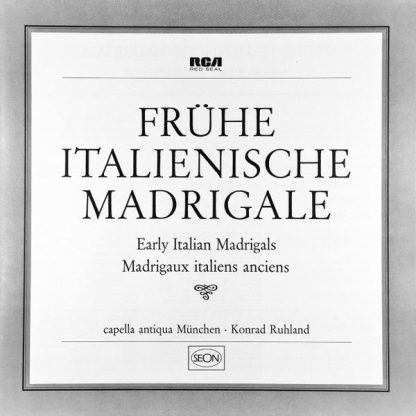 RCA Red Seal RL 30354 - Frühe Italienische Madrigale = Early Ita - Image 7