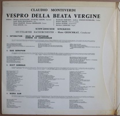 VOX (6) VUX 2 004 - Vespro Della Beata Vergine - Image 2