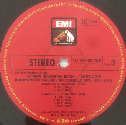 His Master's Voice 1C 151-30 759/60 - Sämtliche Sonaten Für Viol - Image 7