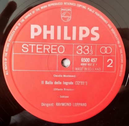 Philips 6500 457 - Il Combattimento Di Tancredi E Corinda / Il B - Image 4