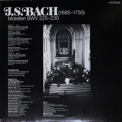Deutsche Harmonia Mundi 1C 157-99 901/02 - Motetten BWV 225-230 - Image 2