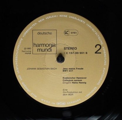Deutsche Harmonia Mundi 1C 157-99 901/02 - Motetten BWV 225-230 - Image 6