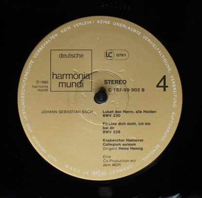 Deutsche Harmonia Mundi 1C 157-99 901/02 - Motetten BWV 225-230 - Image 8
