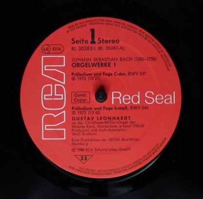RCA Red Seal RL 30382 - Orgelwerke I - Image 5