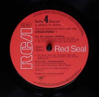 RCA Red Seal RL 30382 - Orgelwerke I - Image 8