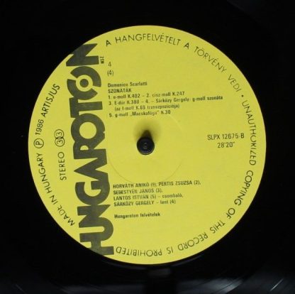 Hungaroton SLPX 12674-75 - Hommage A Scarlatti - Sonatas - Image 8