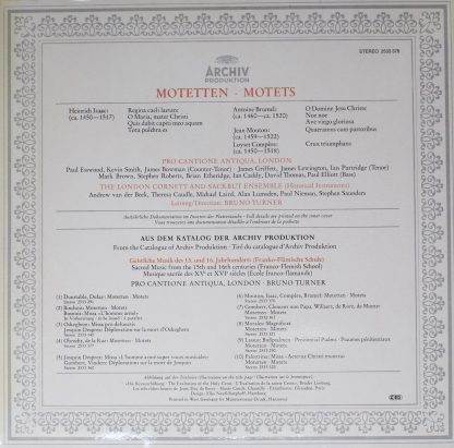 Archiv Produktion 2533 378 - Motetten • Motets - Image 2