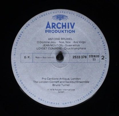 Archiv Produktion 2533 378 - Motetten • Motets - Image 6