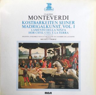 Erato ZL 30506 - Kostbarkeiten Seiner Madrigalkunst Vol.1