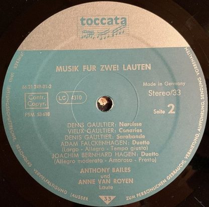 FSM FSM 53618 toc - Musik Für Zwei Lauten - Music For Two Lutes - Image 4