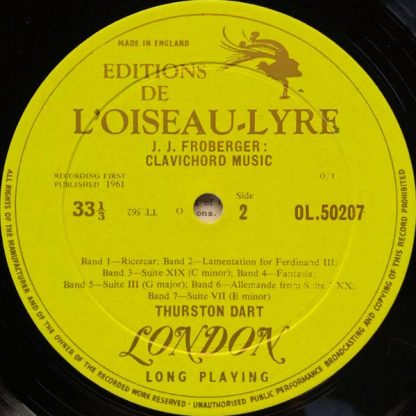 L'Oiseau-Lyre OL 50207 - Clavichord Music - Image 4