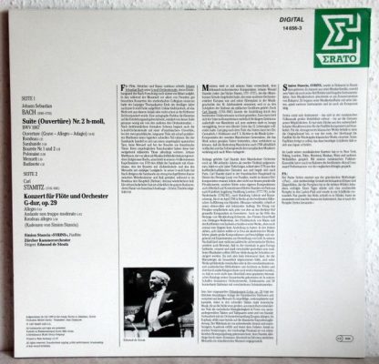 Erato 14 656-3 - Suite N°2 H-Moll, BWV 1067 / Flötenkonzert G-Du - Image 2