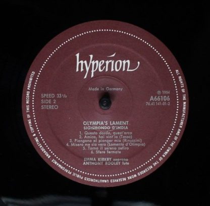hyperion A66106 - Olympia's Lament - Image 4