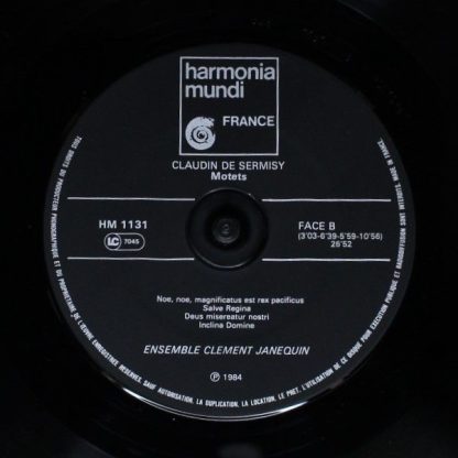 Harmonia Mundi HM 1131 - Leçons De Ténèbres - Motets - Image 5