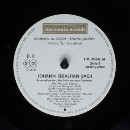 Harmonia Mundi CVH 330 - Bauern-Kantate / Kaffee-Kantate / Hochz - Image 6