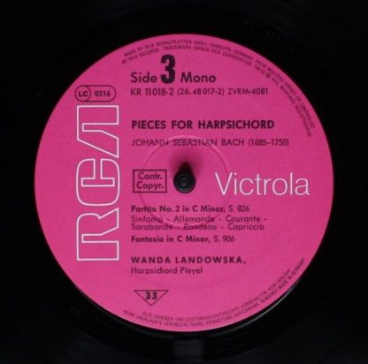 RCA Victrola KR 11018/1-2 - Werke Für Cembalo = Pieces For Harps - Image 7