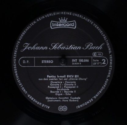 Intercord INT 180.846 - Italienisches Konzert F-Dur BWV 971 / Ch - Image 6