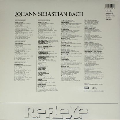 His Master's Voice 2LP 157 - EX 27 0029 3 - Messen BWV 233-236 ‧ - Image 2