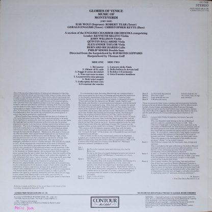 Contour Red Label CC 7534 - Glories Of Venice: Music Of Montever - Image 2
