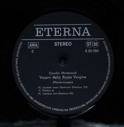 Eterna 8 26 086-087 - Vespro Della Beata Vergine - Image 6