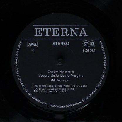 Eterna 8 26 086-087 - Vespro Della Beata Vergine - Image 8