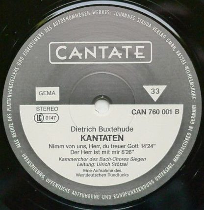 Cantate CAN 760 001 - Kantaten - Image 4