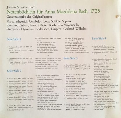Intercord INT 180.858 - Johann Sebastian Bach - Notenbüchlein fü - Image 3